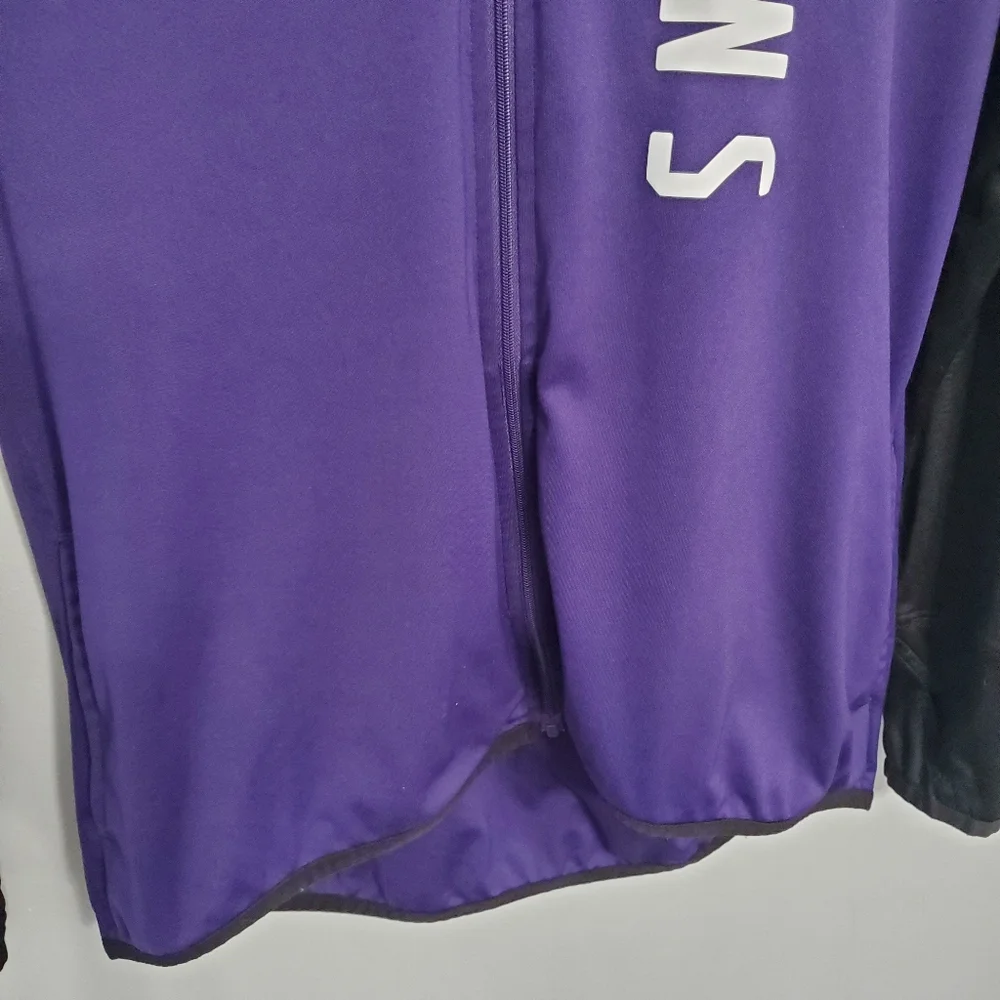 Fanatics Woman's Purple & Black Baltimore Ravens Zip-Up Hoodie Sz M Activewear - Picture 3 of 15